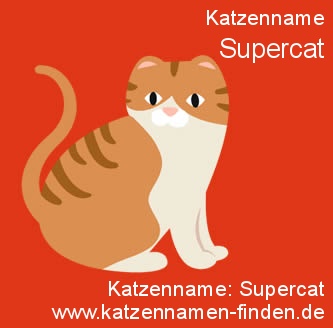 Katzenname Supercat - Katzennamen finden